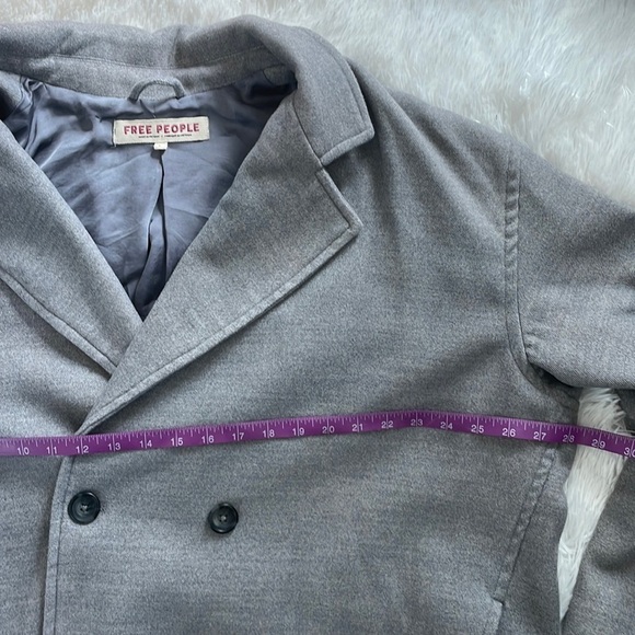 FREE PEOPLE Mari Solid Oversized Blazer Large - Picture 10 of 13